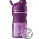 BlenderBottle SportMixer Shaker μπουκάλι Ιδανικό για πρωτεϊνικές ανακινήσεις και προ προπόνηση, 20-Ounce, Δαμάσκηνο
