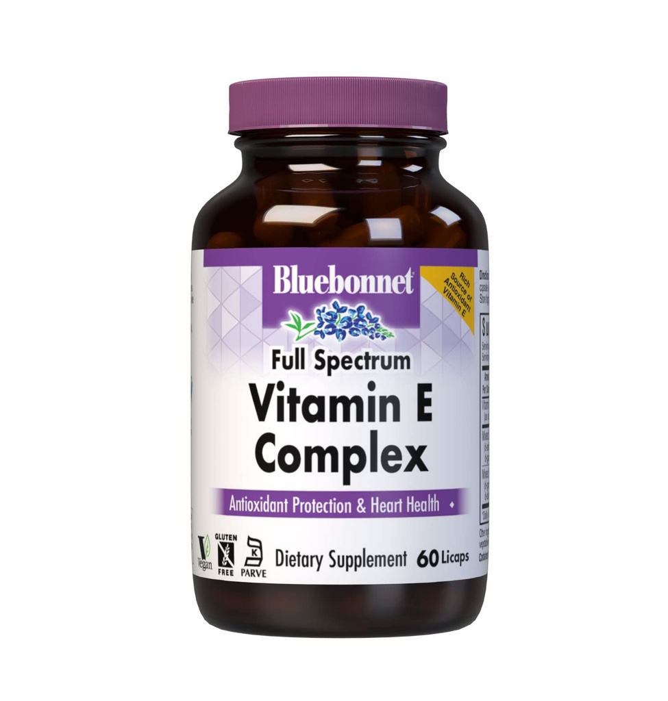 Bluebonnet Natural Full Spectrum Vitamin E Complex - 60 Λίκα