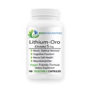 Lithium Oro 5mg Supports Healthy Mood Emotional Wellness, Behavior, and Memory. Bioavailable, 100 Caps (Elemental Lithium Orotate) (5)