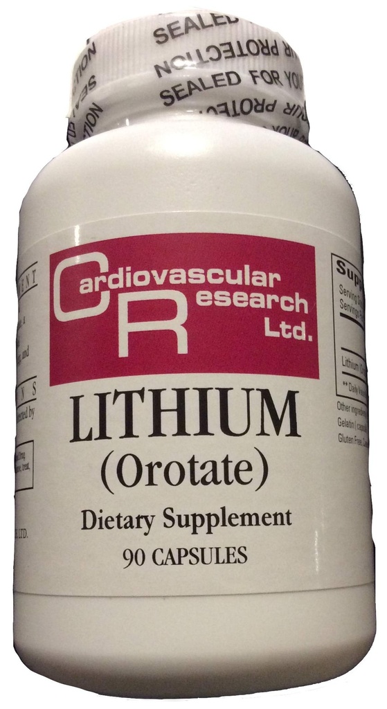 Cardiovascular Research Lithium Orotate - 90 Capsules