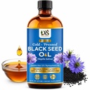 Black Seed Oil Cold-Pressed 16oz | Unrefined Nigella Sativa, 3 Times Thymoquinone (Over 1.5%) | 100% Pure and Natural Black Cumin Seed Oil, Omega 3 6 9, Non-GMO, Vegan
