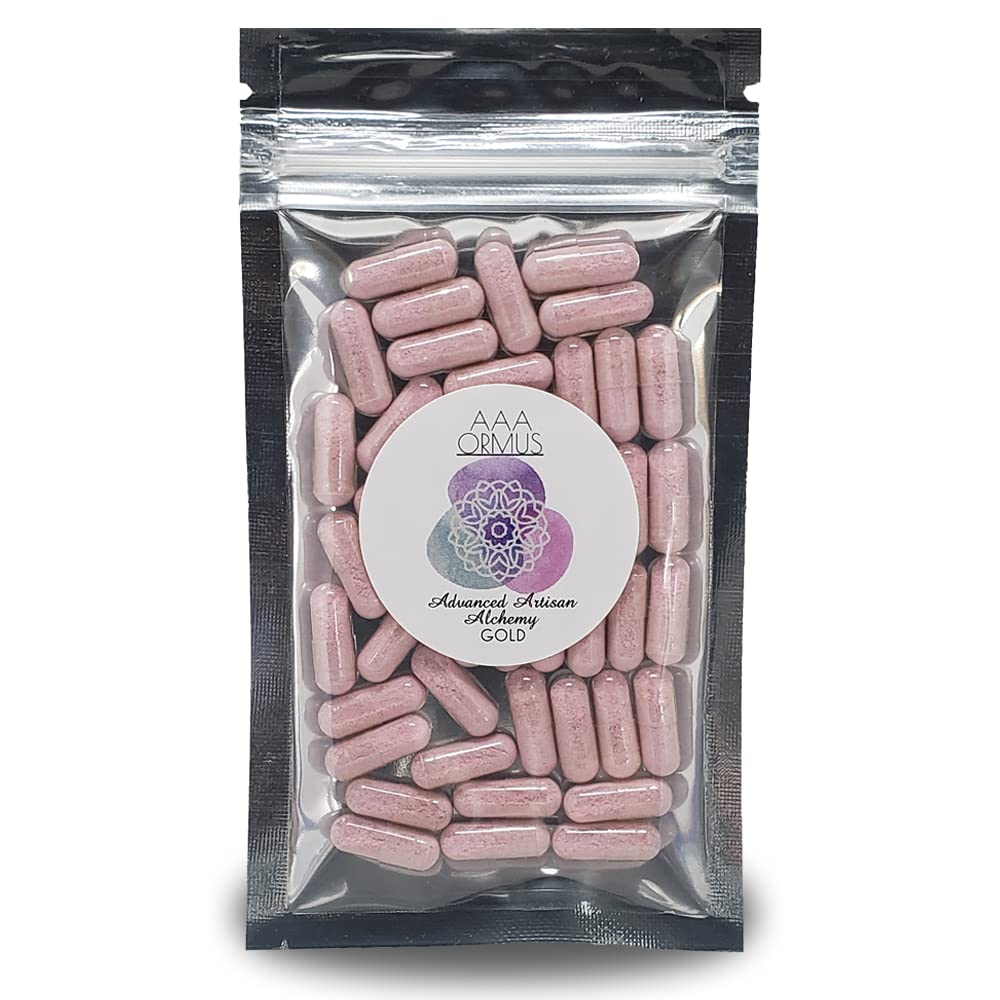 ORMUS Gold - Κολλοειδής χρυσός κάψουλες Vegan - Monoatomic Gold Ormus - The Philosopher's Stone - 45 Count Bag
