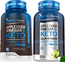Herbtonics Κάψουλες μηλίτη μήλου με Keto BHB - Υποστηρίζει Digestion, Detox, και Μεταβολισμός για γυναίκες και άνδρες, χωρίς ζάχαρη, Keto Formula.