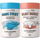 Legendairy Milk Bloat Baddie™ Digestive Health + Mane Event™ Hair Growth Vitamins Bundle – Probiotics, Digestive Enzymes, Ginger Fennel for Bloating + Biotin & Collagen for Hair, Skin & Nails