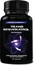 2X Potency Micronized Trans Resveratrol Supplement. 1200mg per 2 Capsules. High Absorption Antioxidant Formula. Promotes Anti Aging, Cognitive Support & Heart Health