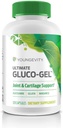 Youngevity Ultimate Gluco-Gel -for Joints, Tendons, Bones & Cartilage | Contains Glucosamine, Gelatin & Manganese | 120 Capsules | 1 Bottle