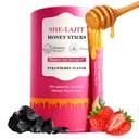 Shilajit Honey Sticks for Women, Natural Energy & Vitality Booster with Shatavari & Saffron, Strawberry Honeysticks for Hormonal Balance, Focus & Stamina, 30 Count