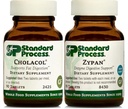 Standard Process Digestive Health Bundle - Cholacol & Zypan Dietary Supplement Set - Digestive Health & Gallbladder Function Support - Whole Food Supplements with Collinsonia Root & Hydrochloric Acid
