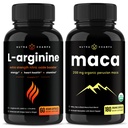 NutraChamps L- Αργινίνη Κάψουλες και Maca Κάψουλες 2 Συσκευασία