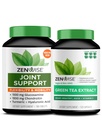 Zenwise Health Energy & Mobility Boost Bundle - Joint Support + Green Tea Extract - Features MSM Glucosamine & Chondroitin for Extra Strength Relief - Plus Vitamin C - Immune & Metabolism Booster