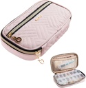 BAGSFY Pill Organizer Case 2 Times a Day- Weekly Medicine Organizer Travel Pill Box with Removable 7 Day Medicine Case Container for Fish Oil, Vitamin, Συμπλήρωμα
