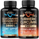 NUTRAHARMONY Glucosamine Chondroitin & Turmeric Curcumin Capsules