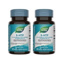 Nature's Way 5-HTP, L-5- Hydroxytryptophan, Βοηθά να κάνει σεροτονίνη για να προωθήσει ένα θετικό Outlook*, βιταμίνη Β6, βιταμίνη C, Griffonia Bean Extract, 30 δισκία (συσκευασία May Vary) - 2 Pack
