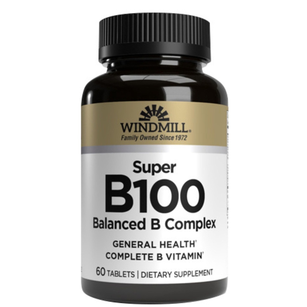 Windmill Super B-100 Tablets 60 Tablets (Pack of 6)