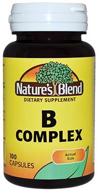 Nature's Blend B Complex, 100 Capsules (Pack of 4)