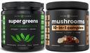 NutraChamps Super Greens & Super Μανιτάρια: Ultimate Brain, Gut & Body Boost