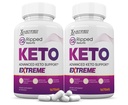 (2 Pack) Ripped Results Keto ACV Extreme Pills 1675MG Keto Support Blend Capsule Alternative to Keto ACV Formulated with Apple Cider Vinegar Extra Virgin Olive Oil Powder Green Tea Leaf 120 Capsules