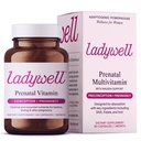 Ladywell Prenatal Multivitamin | Conception, Pregnancy & Postpartum | Key Ingredients Including DHA, Folate & Iron | Expertly-Formulated & Tested | Designed for Absorption with Nausea Support, 60 Ct