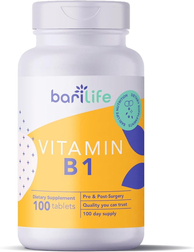 Bari Life Vitamin B1 100mg δισκία, Thiamin, Thiamin, Συμπλήρωμα διατροφής (100 δισκία)