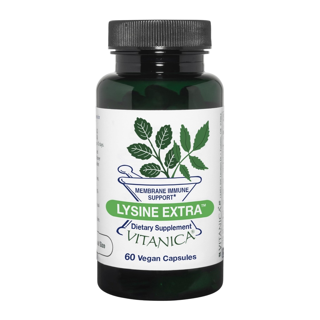 Vitanica Lysine Extra, Υποστήριξη ανοσοποιητικού συστήματος, Vegan, 60 κάψουλες
