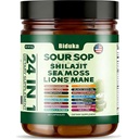 24-in-1 Soursop Capsules, Shilajit, Sea Moss, Lions Mane & More,20:1 Extracts with Ashwagandha, Elderberry, Lion’s Mane, Vitamin C, D3 & Magnesium | Daily Wellness Support for Adults, Non-GMO