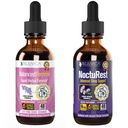 Rejuvica Health Balanced Femme + NoctuRest - Υποστήριξη Γυναικεία Ισορροπία + Ύπνος - Υγρή Παράδοση για Καλύτερη Απορρόφηση - Dong Quai, Μελατονίνη, Μακά, Λυκίσκοι, Χαμομήλι, Θεανίνη & Περισσότερα!