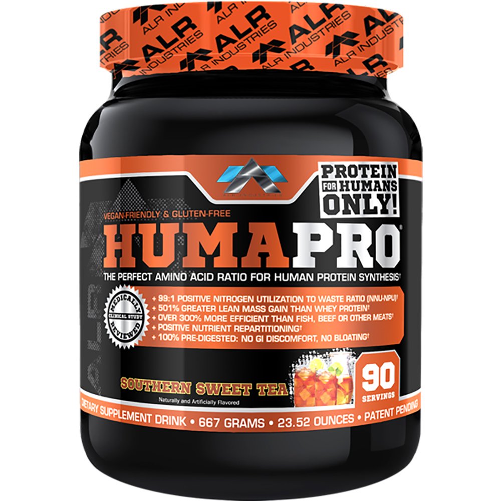 ALR Industries HumaPro Essential Amino Acid Formula | EAA Protein Supplement | Supports Muscle Recovery & Performance | Vegan, Gluten Free | 90 Servings (Southern Sweet Tea)