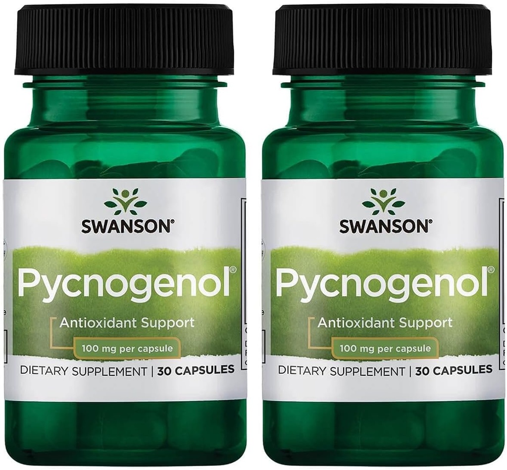 Swanson Ultra Pycnogenol 100 Milligrams 30 Κάψουλες 2 Συσκευασία