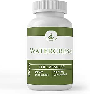Pure Original Ingredients Watercress, (100 Capsules) Always Pure, No Additives Or Fillers, Lab Verified