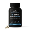 Memory & Focus Nootropic – Brain Neuro Matrix με Ginkgo Biloba & Huperzine A – Vegan, Natural, Caffeine-Free – Υποστηρίζει την σαφήνεια και τη διάθεση για μαθητές, ηλικιωμένους & επαγγελματίες – 90 Caps 3-Month Supply