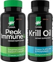 Daiwa Peak Immune 4 - Φυσικό ανοσοποιητικό σύστημα Booster + Daiwa Krill Oil – Omega 3 Krill Oil κάψουλες