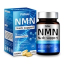 NMN 500mg Capsules | 5-in-1 NAD+ Precursor with Resveratrol, TMG & CoQ10 | Supports Cellular Energy, DNA Repair & Healthy Aging | Non-GMO, 60 Capsules