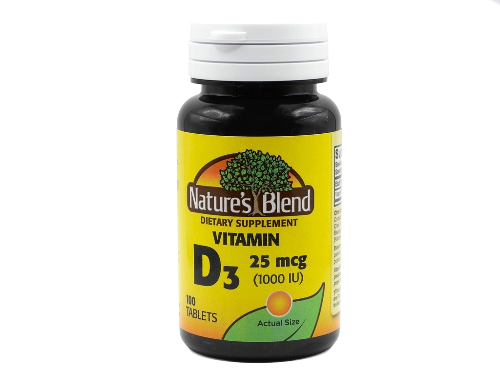 NAT B VIT D3 TB 1000IU 100 από το μείγμα της φύσης