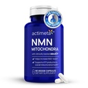 NMN Mitochondria Supplement - NMN 500mg, NAD+ & ATP Support for Cellular Vitality and Longevity - Clinically Tested elevATP, Resveratrol, CoQ10, Alpha Lipoic Acid - 90 Veggie Capsules