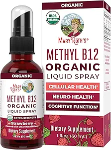 MaryRuth Organics Vitamin B12 Liquid Spray 
