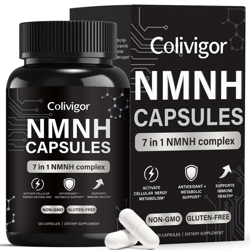Liposomal NMNH 1000mg, 120 Capsules, NMN Alternative Supplement, Boost NAD Level with Resveratrol & Nicotinamide Riboside, Non-GMO, Vegan