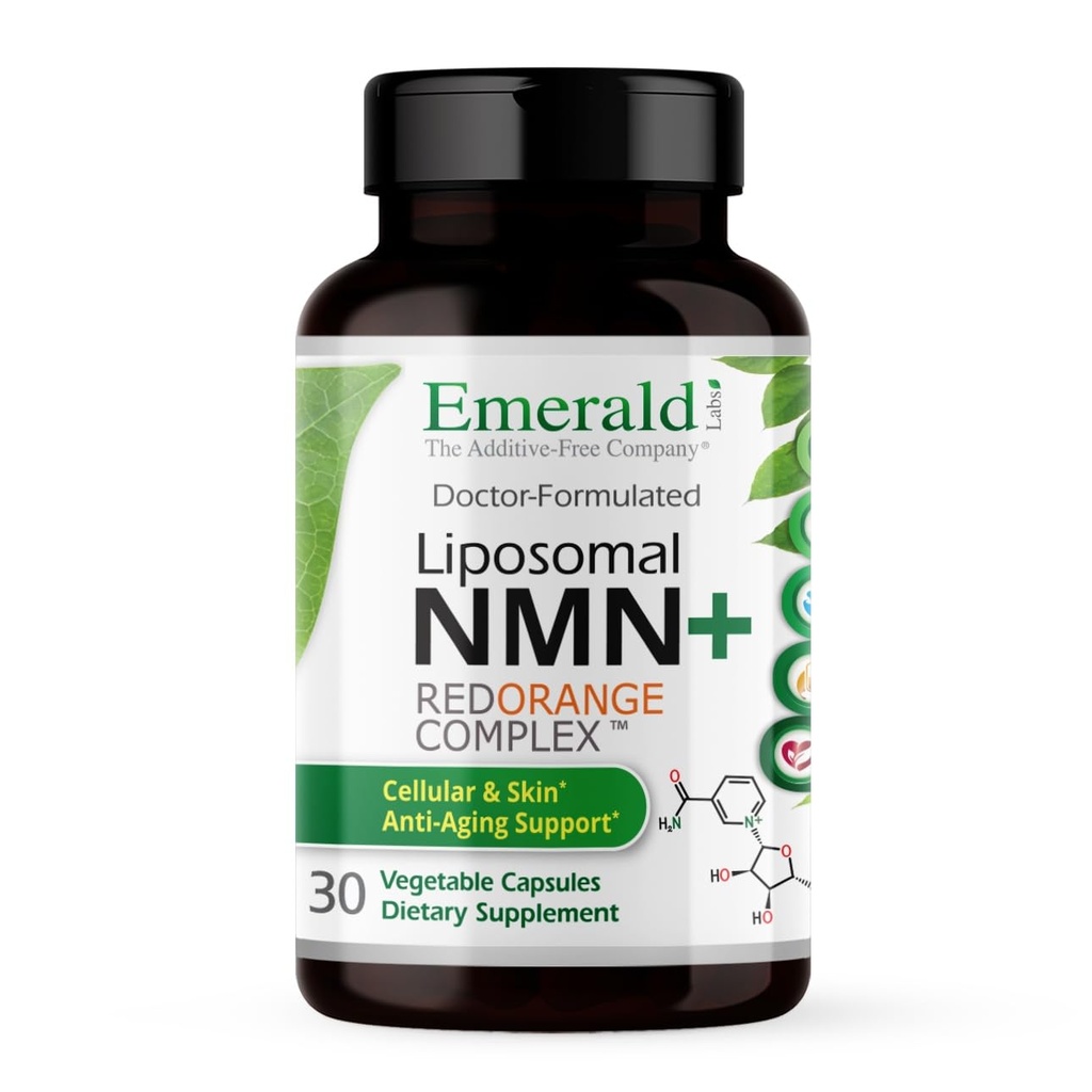 EMERALD LABS NMN Liposomal 250 + RedOrange Complex