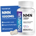 NMN Supplement 1000mg - Purity Beta-Nicotinamide Mononucleotide for Men & Women - 60 Veggie Capsules