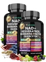 Adndale Liposomal NAD Supplement. Longevity Formula NMN Supplement Alternative. 180CT Advanced NAD+ Resveratrol