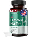 Liposomal NAD Supplement with Resveratrol, Advanced NAD+ Irans-Resveratrol, Nicotinamide Riboside, Quercetin, Heart Health, Healthy Aging, NR NMN Replacement(Made in USA)