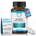 NMN Synergy+ 700mg – Premium NMN Supplement with Resveratrol & Pterostilbene | Advanced NAD+ Supplement for Cellular Energy, & Wellness Support | Non-GMO, Vegan, 60 Capsules