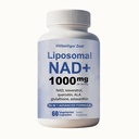 NAD Supplement 1000mg, Liposomal NAD+ Supplement with Resveratrol, Glutathione & Astaxanthin - Support Cellular Health, Stamina & Healthy Aging, NMN Supplement Alternative – 60 Capsules