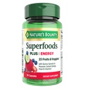 Nature’s Bounty Superfoods Plus Energy to Support Cellular Energy, 23 Fruits & Veggies Supplement, 30 Capsules