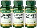 Nature's Bounty Ginseng Complex Herbal Health Capsules 75 ea (Pack of 3)