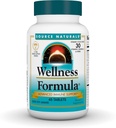Source Naturals Wellness Formula Bio-Aligned Vitamins & Herbal Defense - Συμπλήρωμα Υποστήριξης Ανοσοποιητικού Συστήματος & Ανοσίας Booster - 45 Tablets