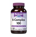 Bluebonnet Nutrition B Complex 100 κάψουλες λαχανικών, Πλήρης πλήρες φάσμα, βιταμίνη Β6, Β12, Βιοτίνη, Folate, Vegan, Χορτοφαγική, Χωρίς γλουτένη, Χωρίς σόγια, Χωρίς γάλα, Kosher, 50 κάψουλες λαχανικών