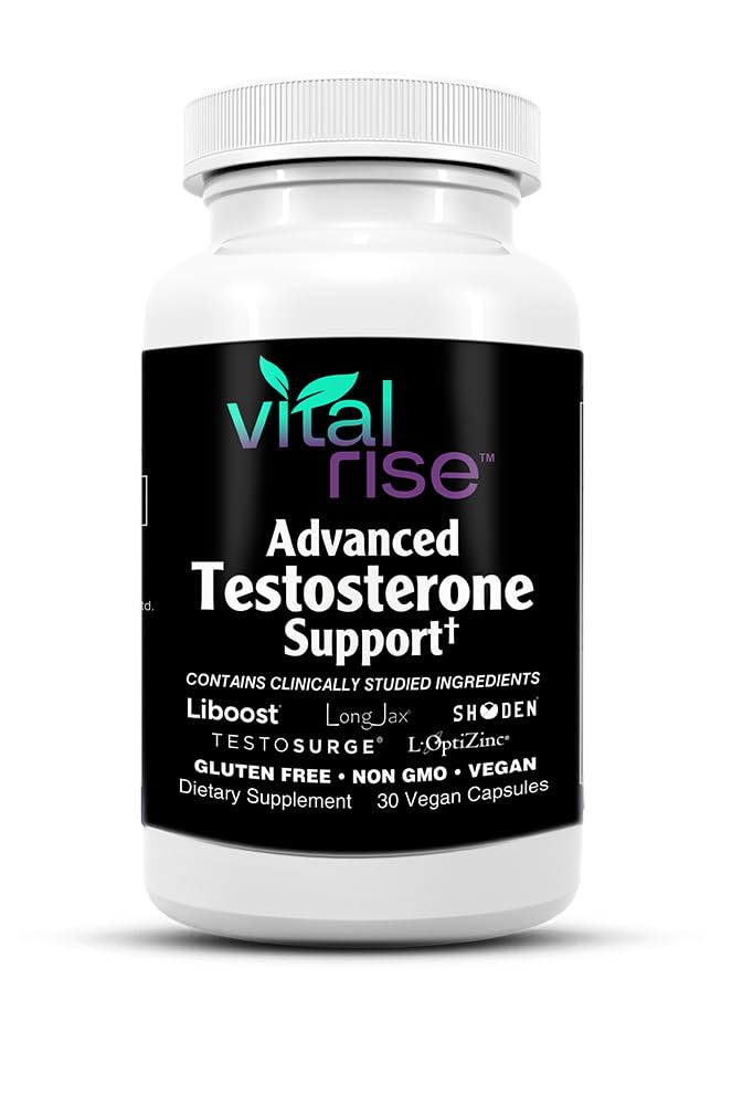 Testosterone Supplement for Men – Advanced Testosterone Booster with Fenugreek & Ashwagandha - Workout, Muscle Builder, Strength, Energy, Performance – Vegan, 30 Capsules