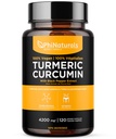 Turmeric and Black Pepper Extract – 1500 Mg Per Serving [120 Capsules] with Organic Turmeric Powder and Bioperine