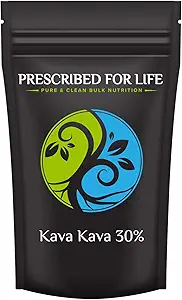 Prescribed For Life Kava Kava Powder 30% Kavalactones | Rhizome Root Fine Powder Extract | Vegan, Gluten Free, Non GMO | Piper methysticum (5 kg / 11 lb)