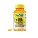 Greenfield Nutritions Halal Vitamin E 400 IU Softgels (180mg) 60 Counts – Dietary Supplement for Skin, Heart, Eye, and Immune Health Support – 2 Month Supply